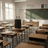 Loa trường học D230PU - MI, pin 4-6h, công suất 230w, bass 20 cm, treble 10 cm, bluetooth 5.0, cổng cắm Micro, cổng rca, khe usb, thiết kế loa thùng gỗ. Bảo hành 12 tháng