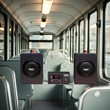 Dàn âm thanh xe ô tô: A120 CAR + 2 V40CAR Goldsound, chuyên loa xe khách, xe tải, xe du lịch