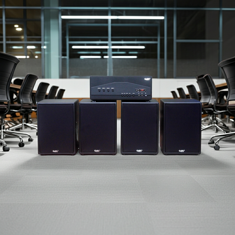 Dàn loa hội trường: Amply A917PU - 4K + 4 V230PU, Amply 4 - 6 vùng âm lượng, loa được thiết kế riêng, bật lớn không tạp âm, miễn phí công lắp đặt, bảo hành dài hạn 5 năm.