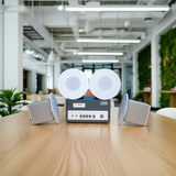 Loa âm trần thông báo, phát nhạc nền tự động: (Từ 40-90m2) (Amply A400+ 4c VAT25)