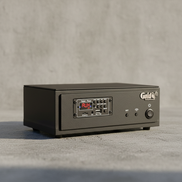 Dàn loa không dây treo tường: 01 amply A57 Goldsound + 3 loa không dây Goldsound V57 - 57w