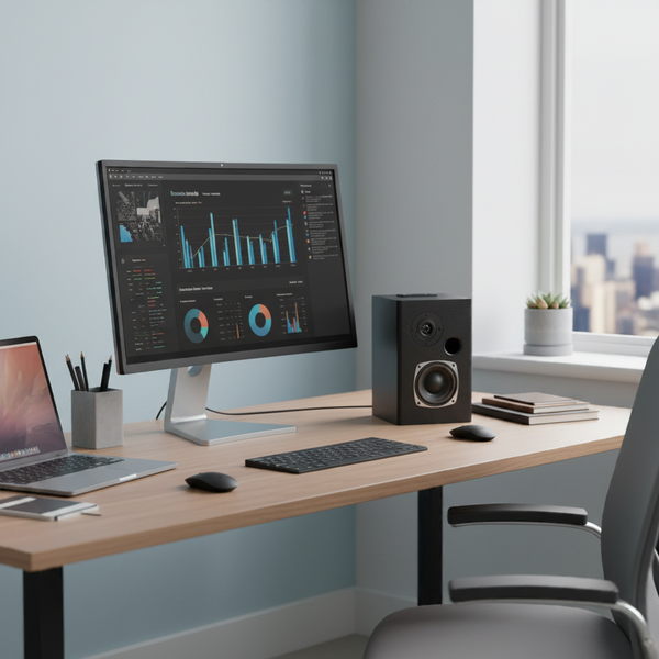 Loa vi tính Goldsound G23-A, công suất 40w, Bass 4 inch, Tress 2 inch, bluetooth 5.0, cổng rca, khe usb, thiết kế loa thùng gỗ cao 28 cm, rộng 18 cm, sâu 22.5 cm. Bảo hành 12 tháng