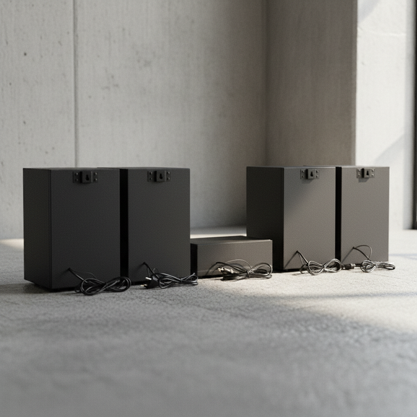 Dàn loa không dây treo tường: 01 amply A57 SG + 10 loa không dây Goldsound V57 SG - 57w