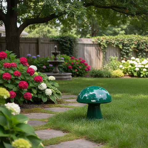 Loa sân vườn tích hợp âm ly AV75NT (hình nấm, công suất 75w, tích hợp âm ly)