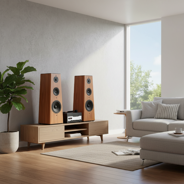 Dàn loa cây vân gỗ V360-A700 (Amply karaoke A700 + 02 loa cây V360)