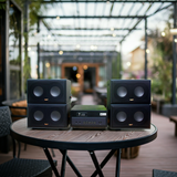 Loa cafe, Loa nhà hàng: Gold4cafe Từ (40 - 100 M2)  (Amply A381 + 04 Loa Vt V35)