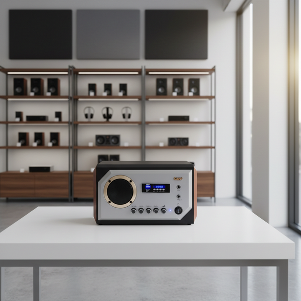 Amply cho quán cafe: 300w Gold4cafe - Bluetooth, Micro.