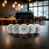 Loa âm trần VAT15_SG Goldsound (Số lượng 01 loa), Bass 10 cm, công suất thực 15w, Thiết kế hình tròn, hoàn toàn màu trắng, sang trọng, độ thẩm mỹ cao