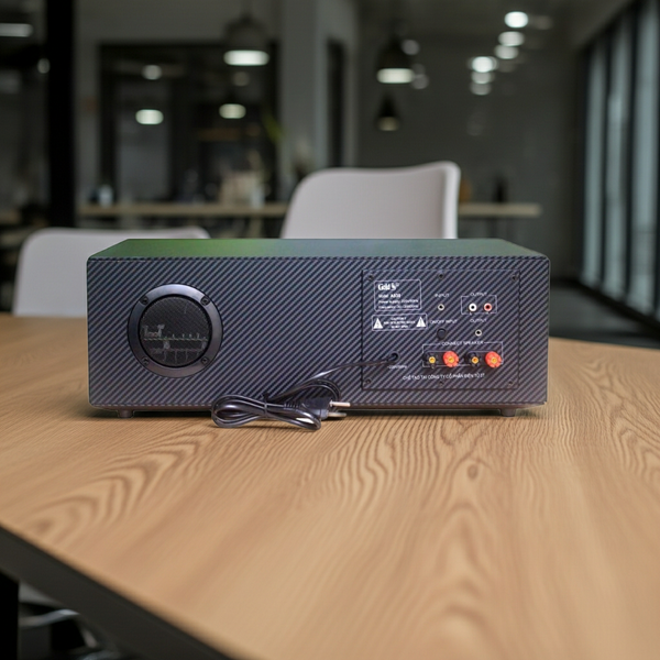 Cục đẩy công suất A938-2K_DA Goldsound (công suất 1500w, 2 phân vùng đầu ra, đủ kết nối Bluetooth, RCA, AV, USB)