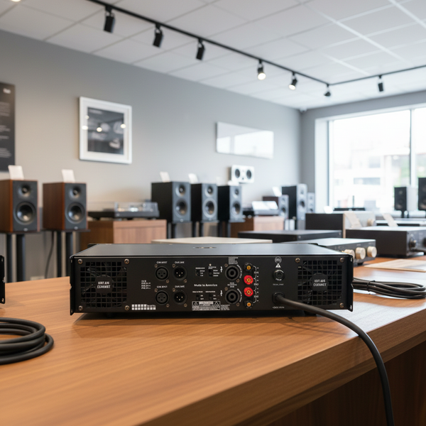 Cục đẩy 2 kênh LA1200 (công suất 1200W, 2 kênh, nguồn xuyến)