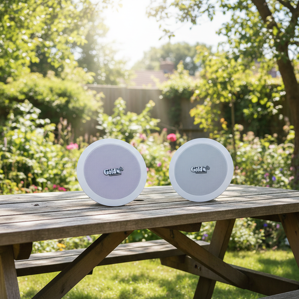 Loa âm trần VAT15_TH Goldsound (Số lượng 01 loa), Bass 10 cm, công suất thực 15w, Thiết kế hình tròn, hoàn toàn màu trắng, sang trọng, độ thẩm mỹ cao