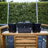 Dàn loa treo tường thông báo phát nhạc nền tự động: A384PU-6K 6 vùng âm lượng 1200w + 6 loa ngoài trời V50NT 50w, Amply 4 - 6 vùng âm lượng, loa được thiết kế riêng cho quán, bật lớn không tạp âm, miễn phí công lắp đặt, bảo hành 12 tháng