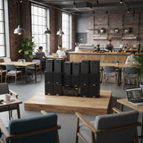 Loa treo tường, phát nhạc nền thông báo: A1800 Goldsound 4 vùng âm lượng 1800w + 16 loa Goldsound V40C 40w, Amply 4 - 6 vùng âm lượng, loa được thiết kế riêng cho quán, bật lớn không tạp âm, miễn phí công lắp đặt, bảo hành dài hạn 5 năm.