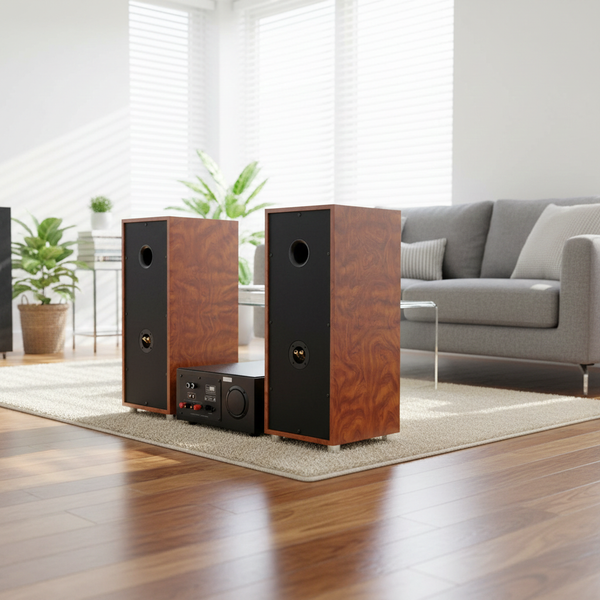 Dàn karaoke gia đình V385-A900 (Âm ly 900w+ cặp loa V385) Goldsound