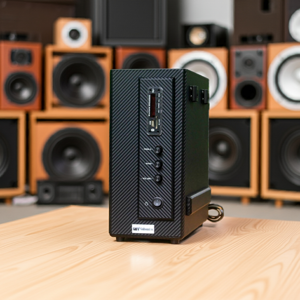 HÀNG TRƯNG BÀY: Amply 150w Goldsound (150w, đủ kết nối Bluetooth, RCA, AV, USB) - BH 6 tháng