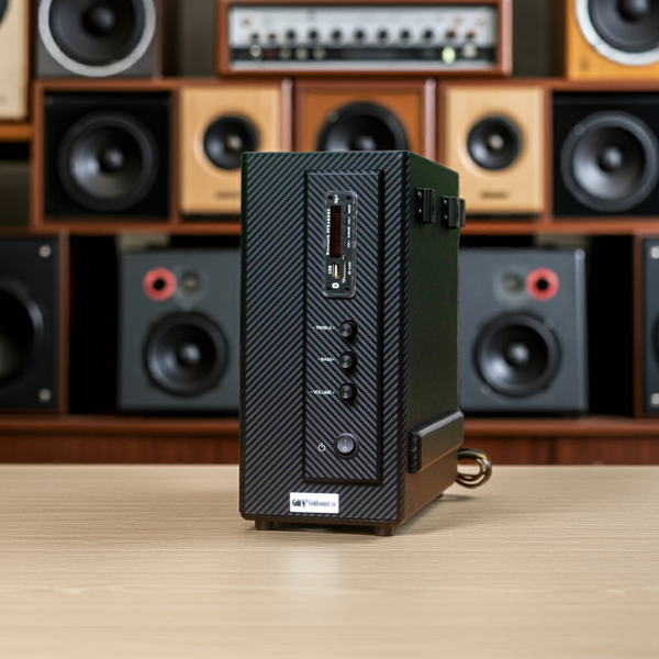 HÀNG TRƯNG BÀY: Amply 150w Goldsound (150w, đủ kết nối Bluetooth, RCA, AV, USB) - BH 6 tháng