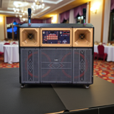 Loa kéo D2000 Goldsound (2 Bass 40cm, 2000w, kèm 2 Micro, pin 6-8H)