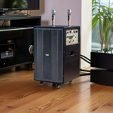 Loa kéo D1000 Goldsound (Bass 40cm, 1000w, kèm 2 Micro, pin 5-6H)