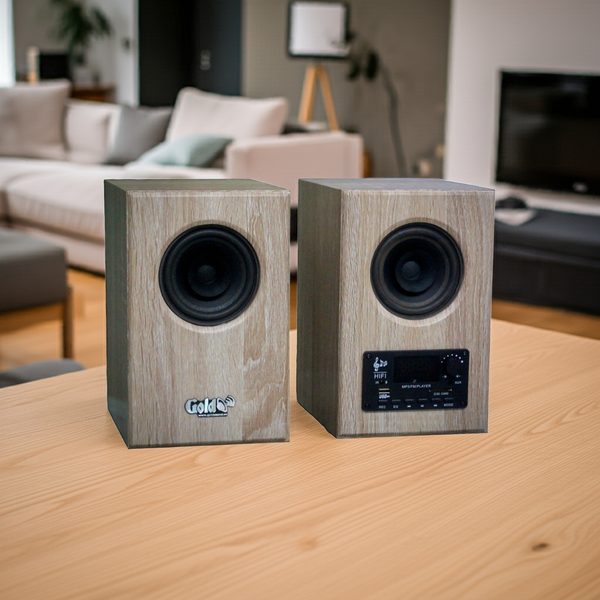 Loa bluetooth HiFi 2.0 GS51 Pro Goldsound (100w, Bluetooth 5.0, AUX, USB)