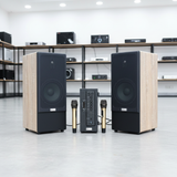 Dàn loa cây M385Mi (01 cục đẩy 900w tích hợp Micro + Loa cây 385 + 02 Micro)