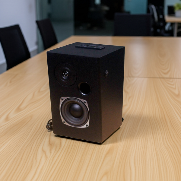 Loa vi tính Goldsound G23-A, công suất 40w, Bass 4 inch, Tress 2 inch, bluetooth 5.0, cổng rca, khe usb, thiết kế loa thùng gỗ cao 28 cm, rộng 18 cm, sâu 22.5 cm. Bảo hành 12 tháng