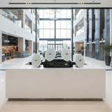 Dàn loa âm trần thông báo, phát nhạc nền tự động: A550F Goldsound 5 vùng âm lượng 550w + 4 loa âm trần VAT27, loa được thiết kế riêng cho quán, bật lớn không tạp âm, miễn phí công lắp đặt, bảo hành dài hạn 12 tháng