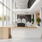 Dàn loa âm trần thông báo, phát nhạc nền tự động: A907PU-2K Goldsound 2 vùng âm lượng 900w + 4 loa âm trần VAT27, loa được thiết kế riêng cho quán, bật lớn không tạp âm, miễn phí công lắp đặt, bảo hành dài hạn 12 tháng