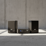 Dàn loa không dây treo tường: 01 amply A57-SG Goldsound + 2 loa không dây Goldsound V57-SG 57w