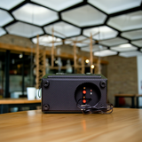 Amply AMT384 (380w, điều chỉnh 2 khu âm thanh riêng biệt,  đủ kết nối Bluetooth, RCA, AV, USB)