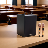 Loa trường học M122 Goldsound: 2 Micro không dây, công suất 120w, bass 20cm, treble 10cm, bluetooth 5.0
