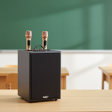 Loa trường học M122 Goldsound: 2 Micro không dây, công suất 120w, bass 20cm, treble 10cm, bluetooth 5.0