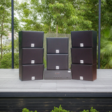 Dàn loa treo tường: Amply A938-2K + 8 V130, Amply hai vùng âm lượng, loa được thiết kế riêng, bật lớn không tạp âm, miễn phí công lắp đặt, bảo hành dài hạn 5 năm.