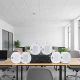 Loa âm trần thông báo, phát nhạc nền tự động: A384-6K Goldsound 6 vùng âm lượng 1200w + 6 loa âm trần Goldsound VAT28, Amply 4 - 6 vùng âm lượng, loa được thiết kế riêng cho quán, bật lớn không tạp âm, miễn phí công lắp đặt, bảo hành dài hạn 5 năm.