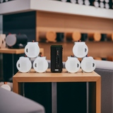 Dàn âm trần thông báo phát nhạc nền tự động Gold4cafe AM6.0 SG Goldsound (01 Amply + 6 loa âm trần 13w), loa được thiết kế riêng cho quán, bật lớn không tạp âm, bảo hành dài hạn 5 năm.