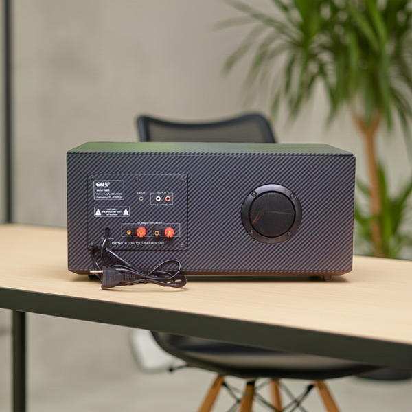 Amply A928-2K Goldsound (công suất 1500w, 2 phân vùng đầu ra, đủ kết nối Bluetooth, RCA, AV, USB)