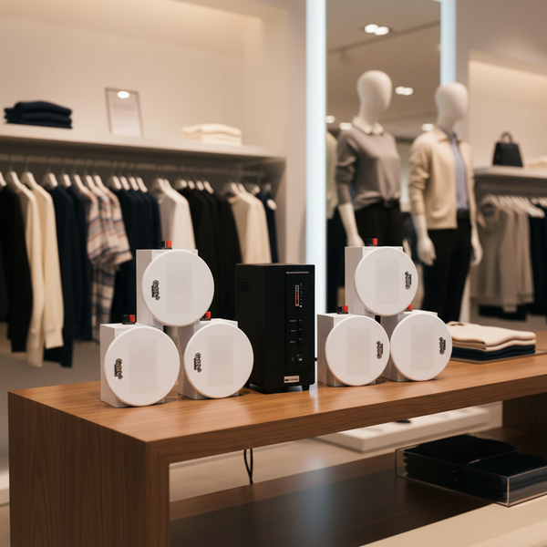 Loa  âm trần thông báo phát nhạc nền tự động Gold4cafe AM6.0 Goldsound (01 Amply + 6 loa âm trần 13w), loa được thiết kế riêng cho quán, bật lớn không tạp âm, bảo hành dài hạn 5 năm.