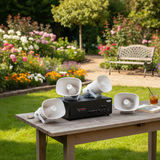 [Loa thông báo] Amply A917PU-100V-2K + 04 Ne20w, Amply hai vùng âm lượng, loa được thiết kế riêng, bật lớn không tạp âm, miễn phí công lắp đặt, bảo hành dài hạn 12 tháng.