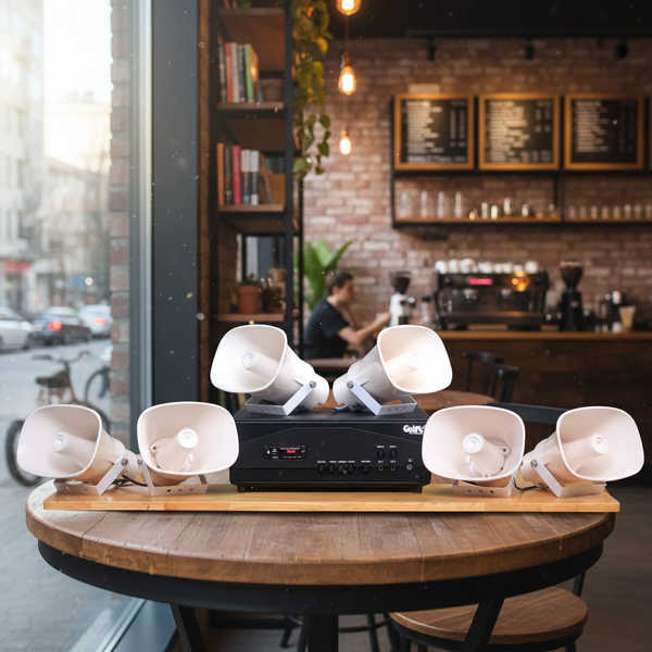 Loa thông báo nhà xưởng: 1 Amply A917PU-100V-2K + 06 Ne20w, Amply hai vùng âm lượng, loa được thiết kế riêng, bật lớn không tạp âm, miễn phí công lắp đặt, bảo hành dài hạn 12 tháng.