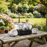 [Loa thông báo] Amply A917PU-100V-2K + 04 Ne20w, Amply hai vùng âm lượng, loa được thiết kế riêng, bật lớn không tạp âm, miễn phí công lắp đặt, bảo hành dài hạn 12 tháng.