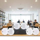 Loa âm trần thông báo, phát nhạc nền tự động: A384-6K Goldsound 6 vùng âm lượng 1200w + 6 loa âm trần Goldsound VAT38 38w, Amply 4 - 6 vùng âm lượng, loa được thiết kế riêng cho quán, bật lớn không tạp âm, miễn phí công lắp đặt, bảo hành dài hạn 5 năm.