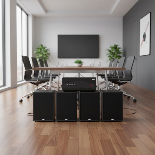 Dàn loa hội trường: Amply A917PU - 4K + 4 V230PU, Amply 4 - 6 vùng âm lượng, loa được thiết kế riêng, bật lớn không tạp âm, miễn phí công lắp đặt, bảo hành dài hạn 5 năm.