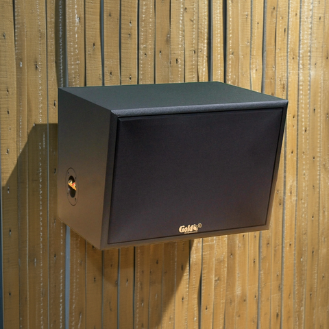 Loa Goldsound vệ tinh treo tường V130 TH (Số lượng 1 loa), công suất 130w, loa bass 20 cm, treble 10 cm, kích thước rộng 37 cm, cao 27.5 cm, sâu 28.5 cm, bảo hành dài hạn 5 năm.