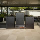 Dàn loa treo tường: Amply A384-6K Goldsound 6 vùng âm lượng 1200w + 6 loa Goldsound V130 - 130w, Amply 4 - 6 vùng âm lượng, loa được thiết kế riêng cho quán, bật lớn không tạp âm, miễn phí công lắp đặt, bảo hành dài hạn 5 năm.