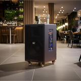 Loa kéo D750 Goldsound (Bass 30cm, kèm 2 Micro, pin sạc) chơi tốt ở mọi không gian: Gia đình, quán cafe, cửa hàng, khu vui chơi, lớp học, trung tâm đào tạo, các buổi dã ngoại, party, những buổi biểu diễn đường phố