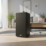 Loa Bluetooth D160PU-PI, pin 4-6h, công suất 165w, bass 20 cm, treble 10 cm, bluetooth 5.0, cổng cắm Micro, cổng rca, khe usb, thiết kế loa thùng gỗ cao 57 cm, rộng 28 cm, sâu 30 cm. Bảo hành 12 tháng