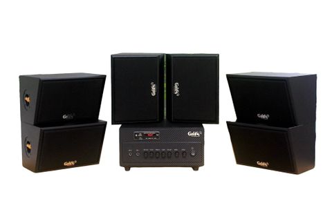 [Diện tích 120m2 + 2 Kênh] Amply A384 + 6 V40NT, Amply 2 vùng âm lượng, loa được thiết kế riêng cho quán, bật lớn không tạp âm, miễn phí công lắp đặt, bảo hành 12 tháng