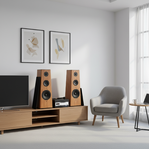 Dàn âm thanh karaoke gia đình V360 (amply karaoke A700 + 02 loa cây V360)