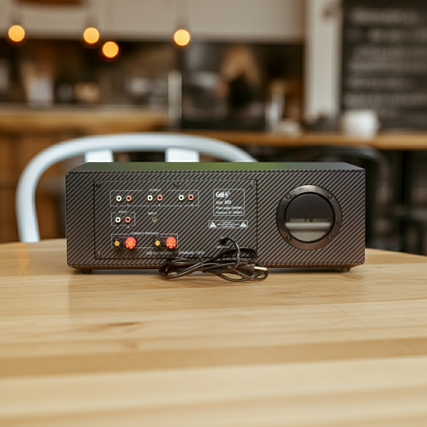 Amply A918_DA Goldsound (2 phân vùng đầu ra, 1200w, đủ kết nối Bluetooth, RCA, AV, USB)