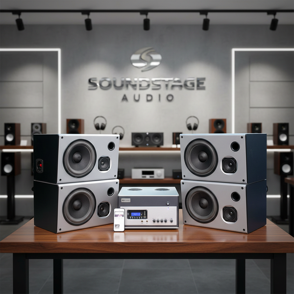 Dàn loa treo tường thông báo, phát nhạc nền tự động: Amply A800 Goldsound 800w + 4 loa Goldsound  V130 130w, loa được thiết kế riêng cho quán, bật lớn không tạp âm, miễn phí công lắp đặt, bảo hành dài hàn 5 năm