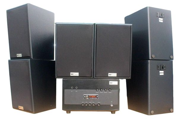 Dàn loa treo tường thông báo phát nhạc nền tự động: Amply A1800 + 6 V70C (V70)